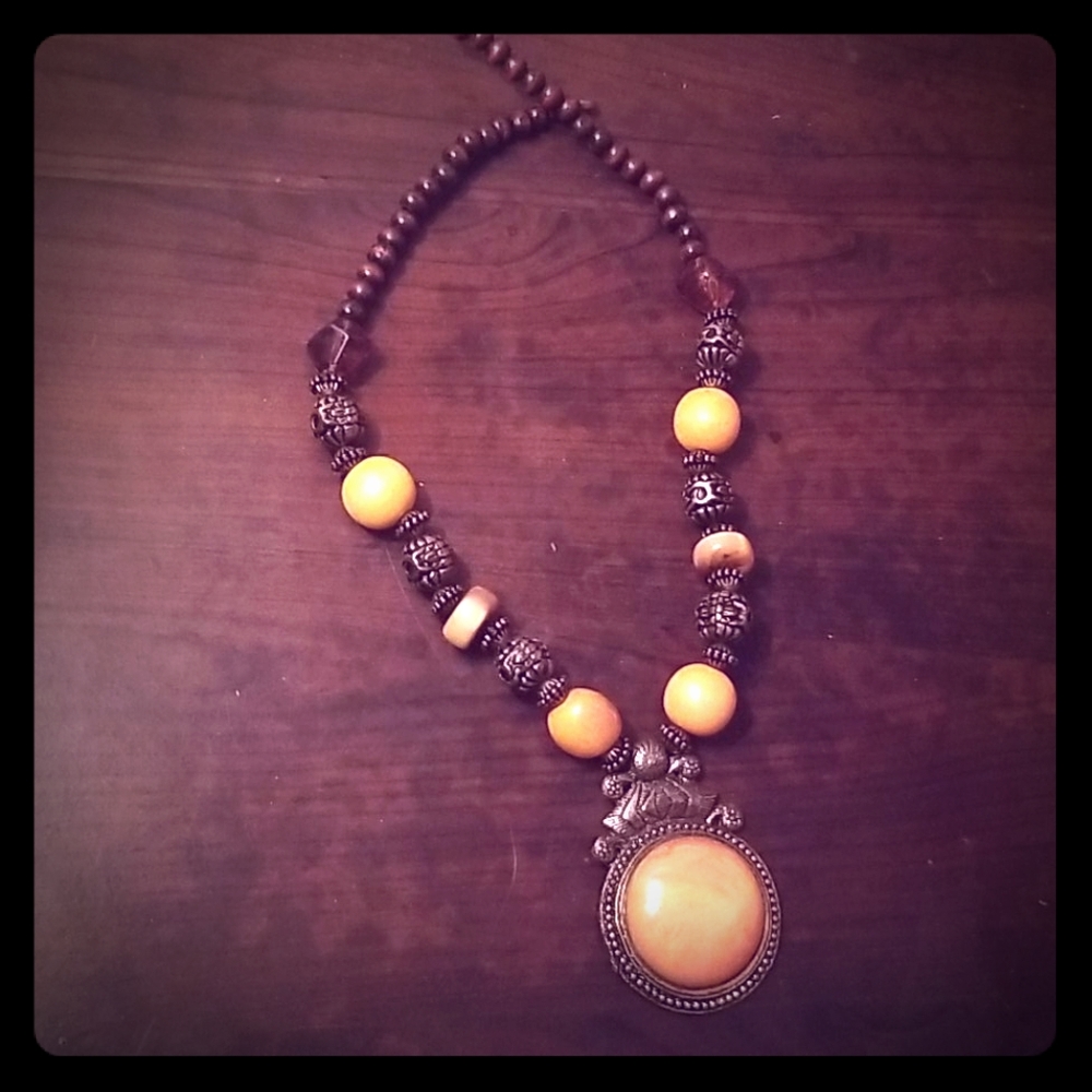 Bohemian chic necklace